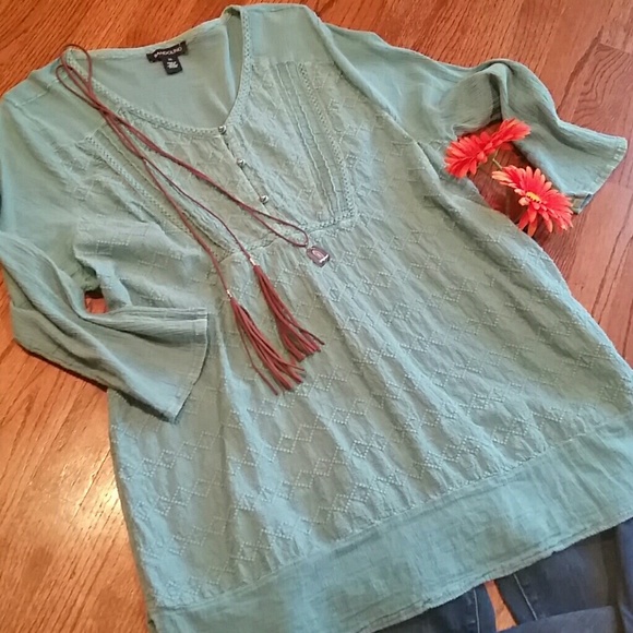 Bandolino Tops - Plus Size Tunic Top